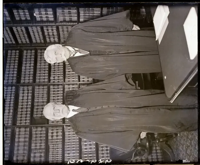 Framed Print : Justice Holmes and Chief Justice Hughes
