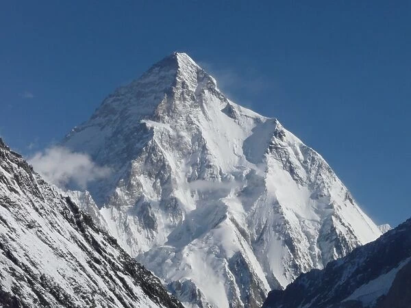 K2 mountain in Karakoram Range