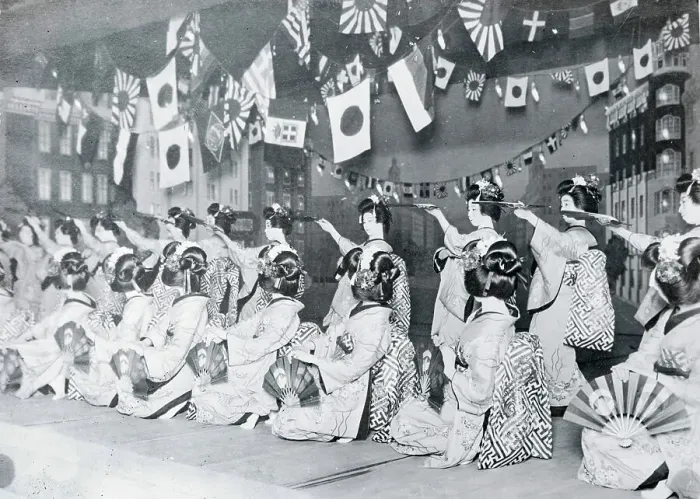 Framed Print : Kabuki Ensemble Performing On Stage Framed Print : Kabuki Ensemble Performing On Stage
