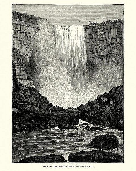 Kaieteur Falls, British Guiana, 19th Century