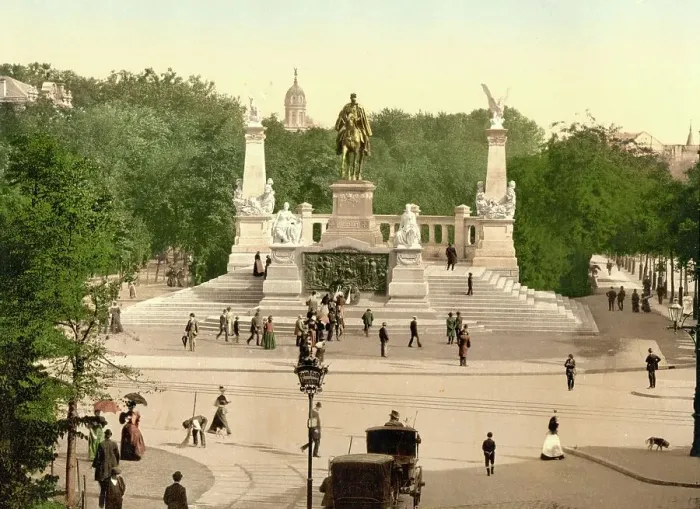 Framed Print : The Kaiser Wilhelm Monument in Breslau, Silesia, formerly Germany, now Wroclaw in Poland, Germany, Historic, digitally restored reproduction of a photochrome print from the 1890s Framed Print : The Kaiser Wilhelm Monument in Breslau, Silesia, formerly Germany, now Wroclaw in Poland, Germany, Historic, digitally restored reproduction of a photochrome print from the 1890s
