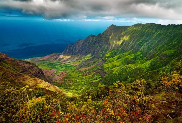 Framed Print : Kalalau Valley Lookout Framed Print : Kalalau Valley Lookout