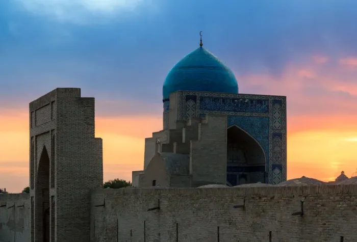 Framed Print : Kalon mosque in Bukhara at dusk Framed Print : Kalon mosque in Bukhara at dusk
