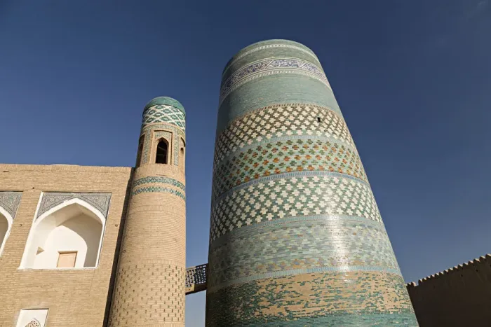 Framed Print : Kalta Minor Minaret, old Silk Route town of Khiva Framed Print : Kalta Minor Minaret, old Silk Route town of Khiva