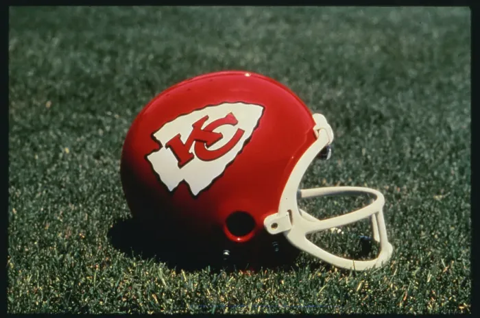 Framed Print : A Kansas City Chiefs Helmet and Logo Framed Print : A Kansas City Chiefs Helmet and Logo