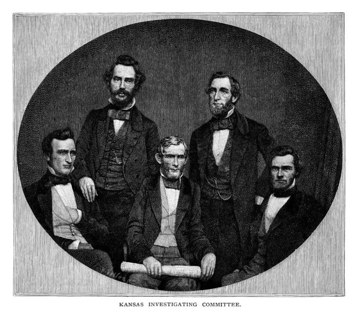 Framed Print : Kansas investigating committee Framed Print : Kansas investigating committee