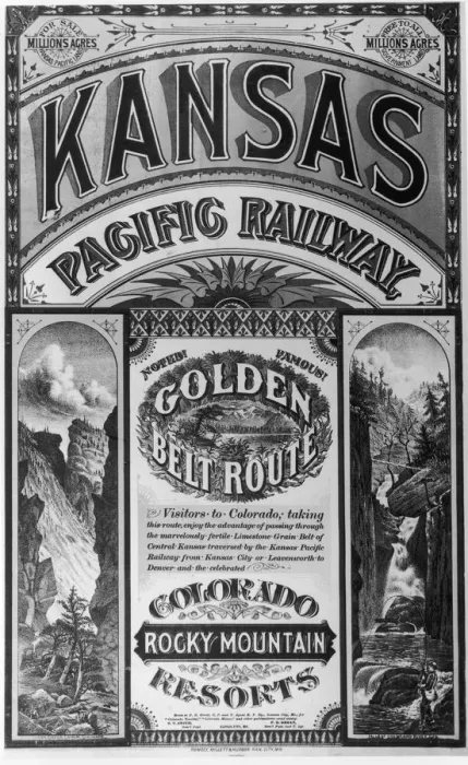 Framed Print : Kansas Pacific Railway Framed Print : Kansas Pacific Railway