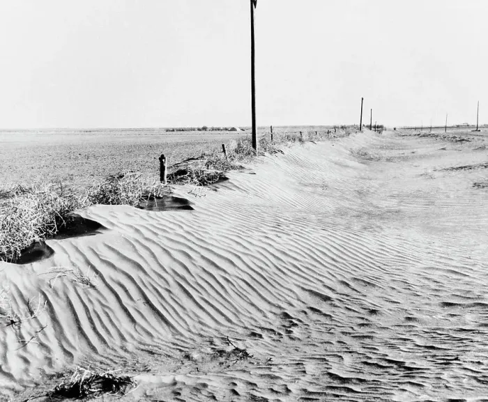 Framed Print : Kansas Road After A Dust Storm Framed Print : Kansas Road After A Dust Storm