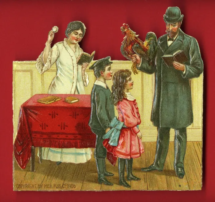Framed Print : The Kaparot Ceremony
