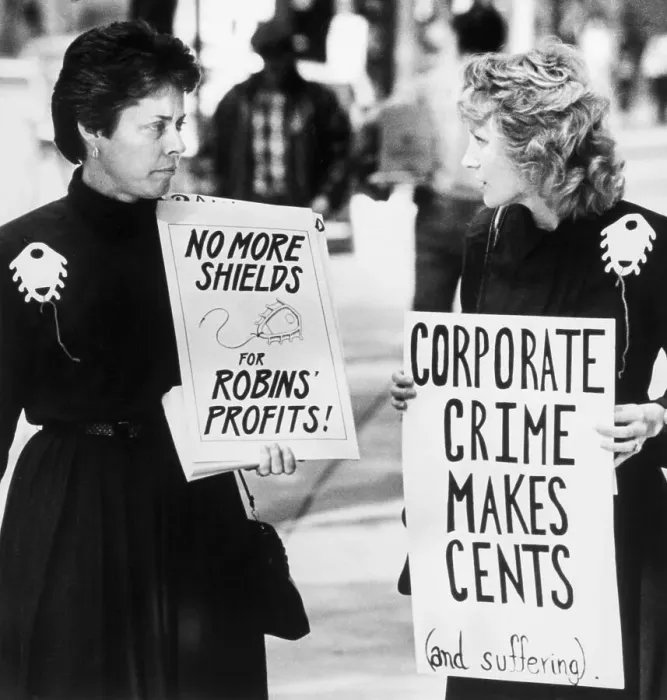 Framed Print : Karen Hicks & Fran Cleary Protest W / Sign Framed Print : Karen Hicks & Fran Cleary Protest W / Sign