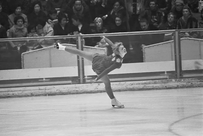 Framed Print : Karen Magnussen Skating on Ice Framed Print : Karen Magnussen Skating on Ice