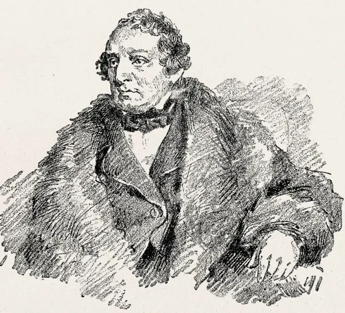 Framed Print : Karl Anschutz, german composer, 1813-1870