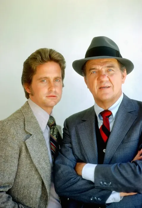 Framed Print : Karl Malden And Michael Douglas Portrait session Framed Print : Karl Malden And Michael Douglas Portrait session