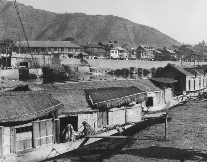 Framed Print : Kashmiri Houseboats Framed Print : Kashmiri Houseboats