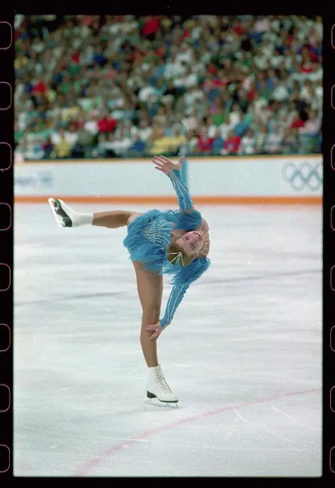 Framed Print : Katarina Witt In Performance