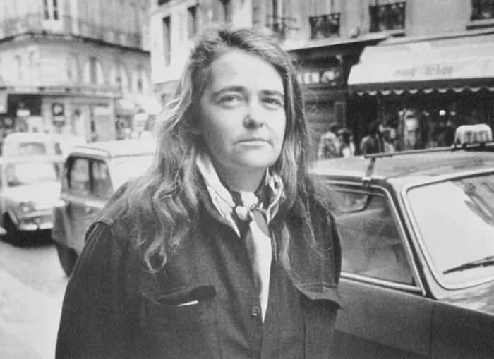 Framed Print : Kate Millett Strolls On Paris Street Framed Print : Kate Millett Strolls On Paris Street