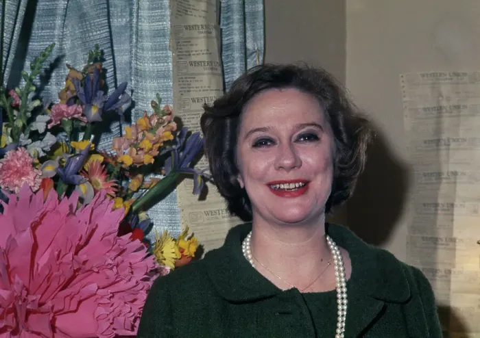 Framed Print : Kate Reid. Actress Kate Reid (1930 - 1993) in her dressing room at the Framed Print : Kate Reid. Actress Kate Reid (1930 - 1993) in her dressing room at the