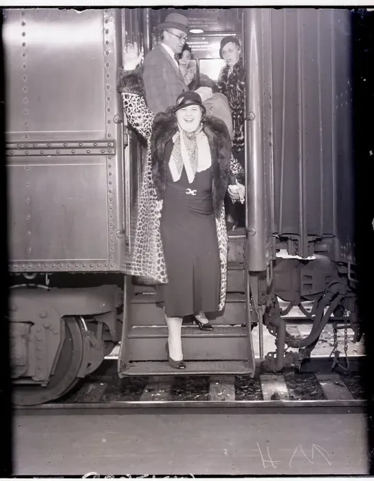 Framed Print : Kate Smith Stepping Off Train Framed Print : Kate Smith Stepping Off Train