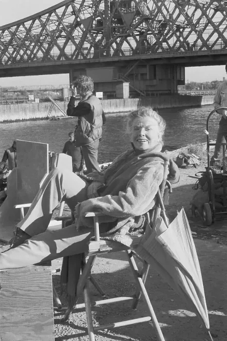 Framed Print : Katharine Hepburn on Location Framed Print : Katharine Hepburn on Location