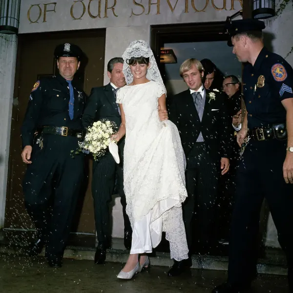 Katherine Eaton Carpenter and David McCallum Wedding Print, 1968