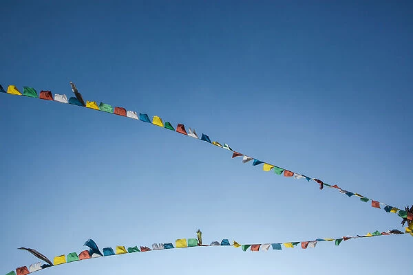Kathmandu, Nepal, Buddhism, prayer flags, Colour Image, Color Image, Photography