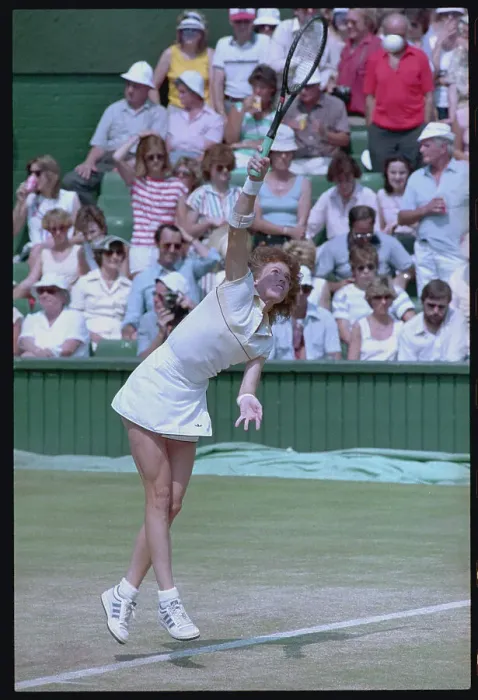 Framed Print : Kathy Jordan During Wimbledon Tennis Action