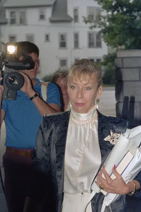 Framed Print : Kathy Keeton Arriving at Court for Trial Framed Print : Kathy Keeton Arriving at Court for Trial