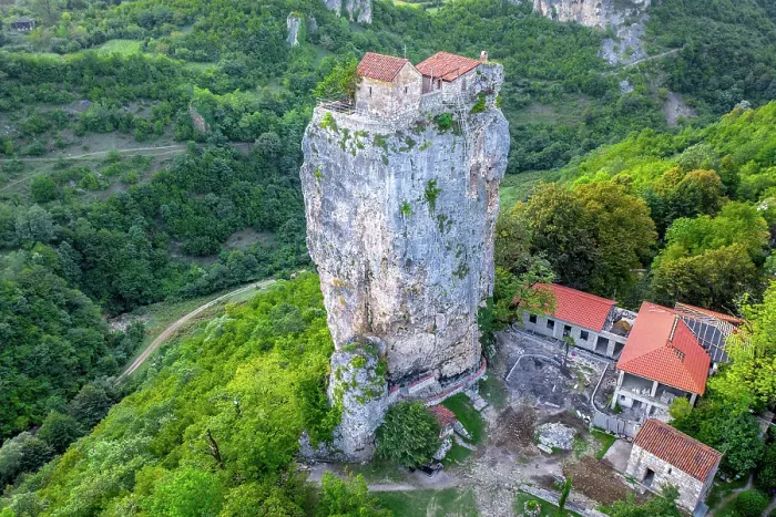 Framed Print : Katskhi Pillar, Imereti Region, Georgia Framed Print : Katskhi Pillar, Imereti Region, Georgia
