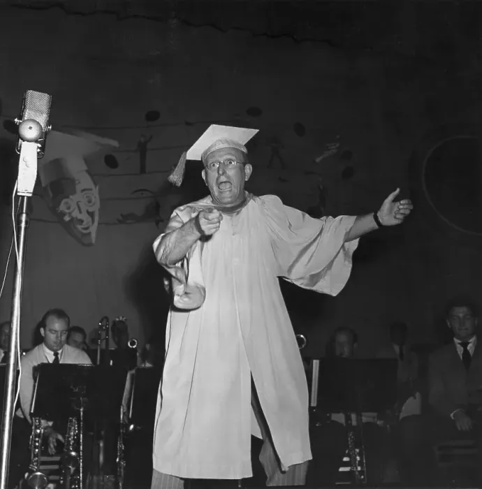 Framed Print : Kay Kyser In Graduate Gown Framed Print : Kay Kyser In Graduate Gown