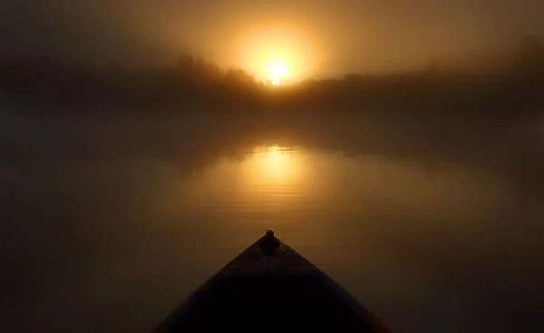 Kayak at sunrise