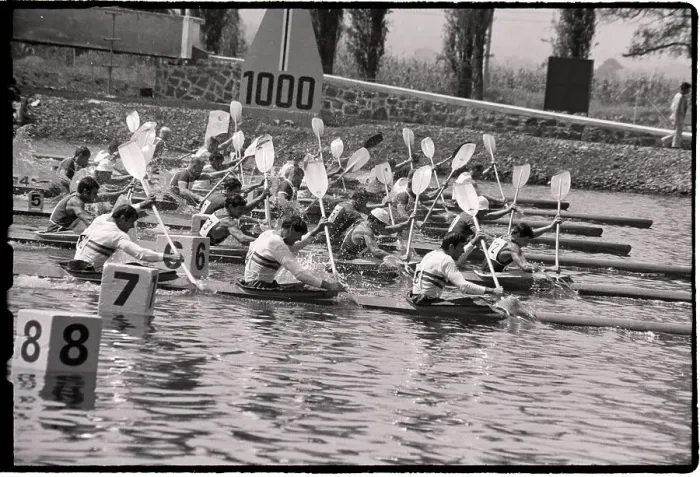 Framed Print : Kayaking Race In The Olympic Games Framed Print : Kayaking Race In The Olympic Games