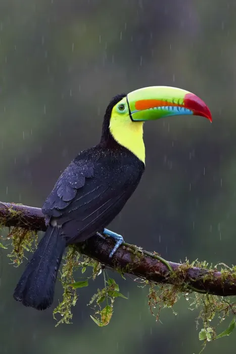 Framed Print : Keel-billed toucan (Ramphastos sulfuratus) - Costa Rica
