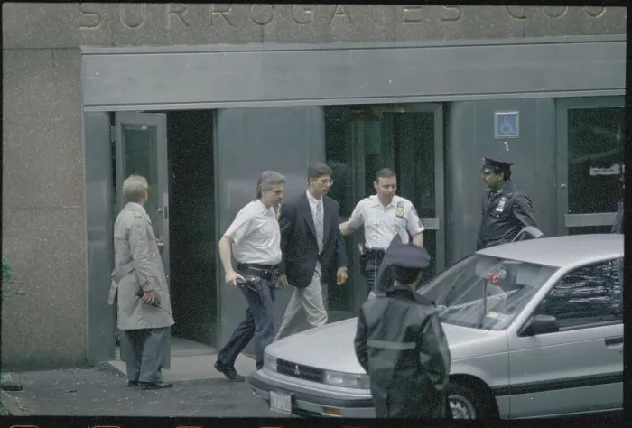 Framed Print : Keith Mondello Leaving Courthouse Framed Print : Keith Mondello Leaving Courthouse