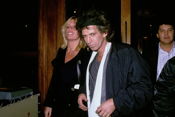 Framed Print : Keith Richards And Patti Hansen