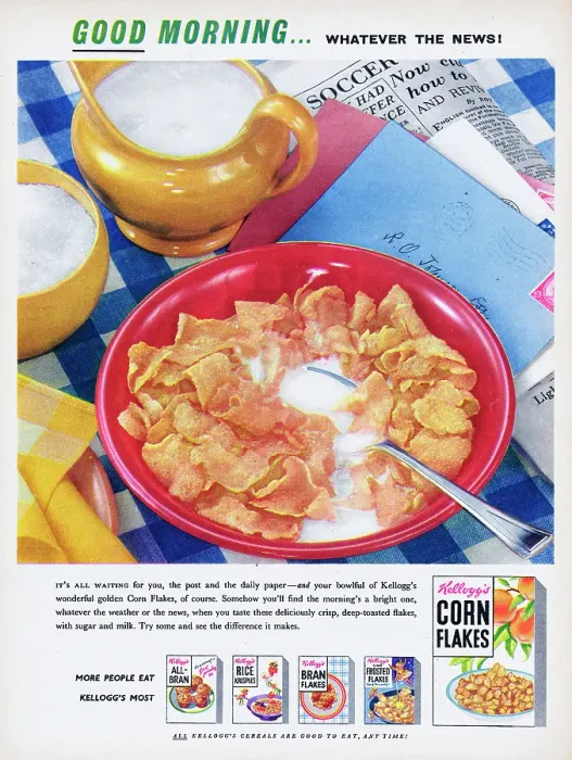Framed Print : Kellogg's Corn Flakes Framed Print : Kellogg's Corn Flakes