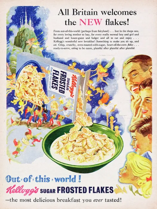 Framed Print : Kellogg's Sugar Frosted Flakes Framed Print : Kellogg's Sugar Frosted Flakes
