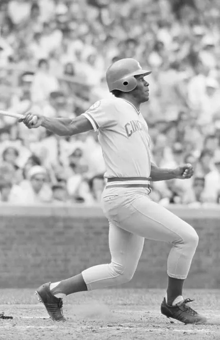 Framed Print : Ken Griffey Sr. Hitting Single During Baseball Game Framed Print : Ken Griffey Sr. Hitting Single During Baseball Game