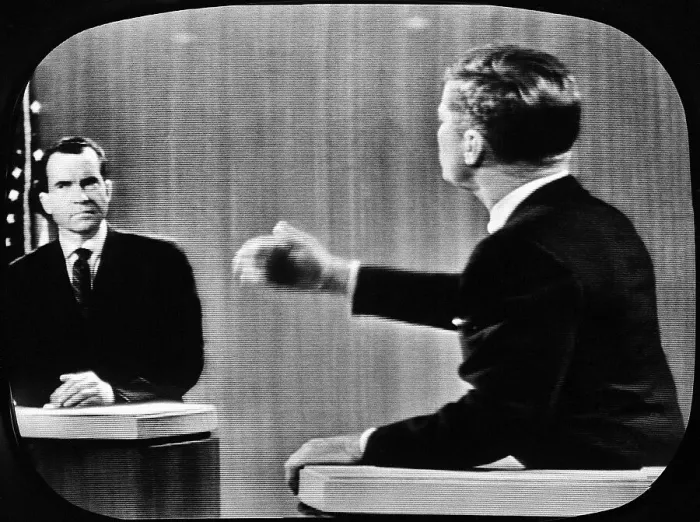 Framed Print : Kennedy Debating Nixon Framed Print : Kennedy Debating Nixon
