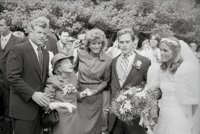 Framed Print : Kennedy Family Members Attending Wedding Ceremony Framed Print : Kennedy Family Members Attending Wedding Ceremony