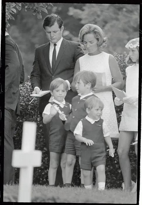 Framed Print : Kennedy Family Members Standing Together Framed Print : Kennedy Family Members Standing Together
