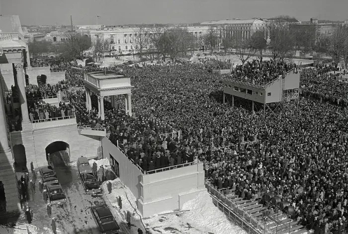 Framed Print : Kennedy Inauguration Ceremonies Framed Print : Kennedy Inauguration Ceremonies