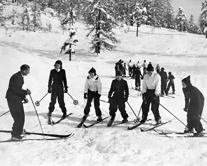 Framed Print : Kennedy Kids Taking Ski Lessons Framed Print : Kennedy Kids Taking Ski Lessons
