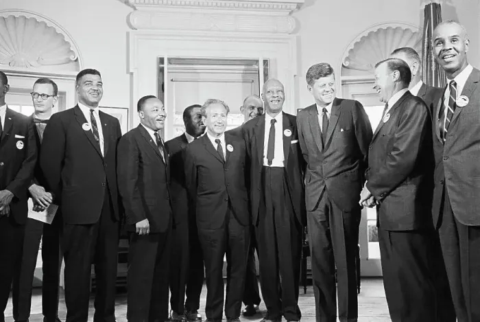 Framed Print : Kennedy With Labor and Civil Rights Leaders Framed Print : Kennedy With Labor and Civil Rights Leaders