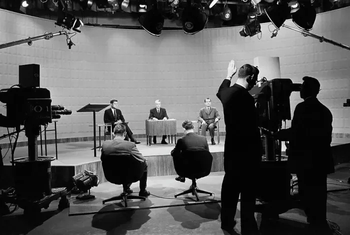 Framed Print : Kennedy-Nixon Presidential Debate Framed Print : Kennedy-Nixon Presidential Debate