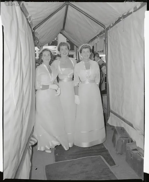 Framed Print : Kennedy Sisters Arriving at Wedding Framed Print : Kennedy Sisters Arriving at Wedding