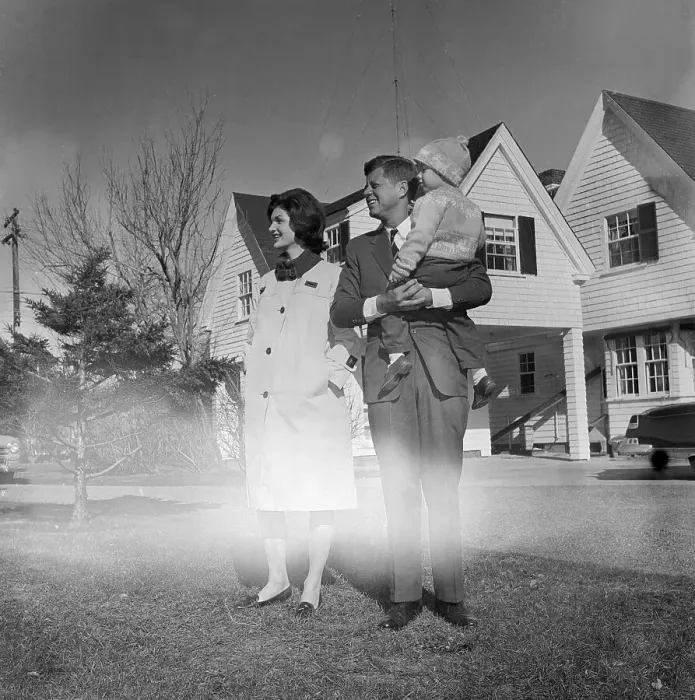 Framed Print : The Kennedys On Election Day Framed Print : The Kennedys On Election Day