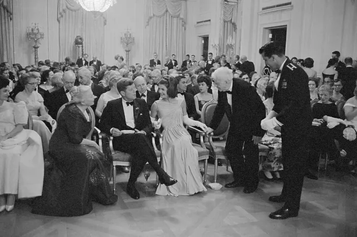 Framed Print : Kennedys Honor Nobel Prize Winners at White House Framed Print : Kennedys Honor Nobel Prize Winners at White House