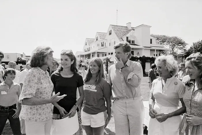 Framed Print : Kennedys Talking At Family Gatering Framed Print : Kennedys Talking At Family Gatering