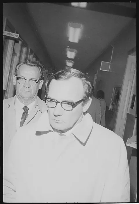 Framed Print : Kenneth Yablonski Leaving Courthouse Framed Print : Kenneth Yablonski Leaving Courthouse