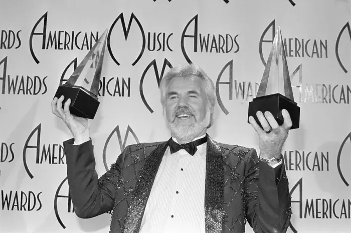 Framed Print : Kenny Rogers at Awards Show Framed Print : Kenny Rogers at Awards Show